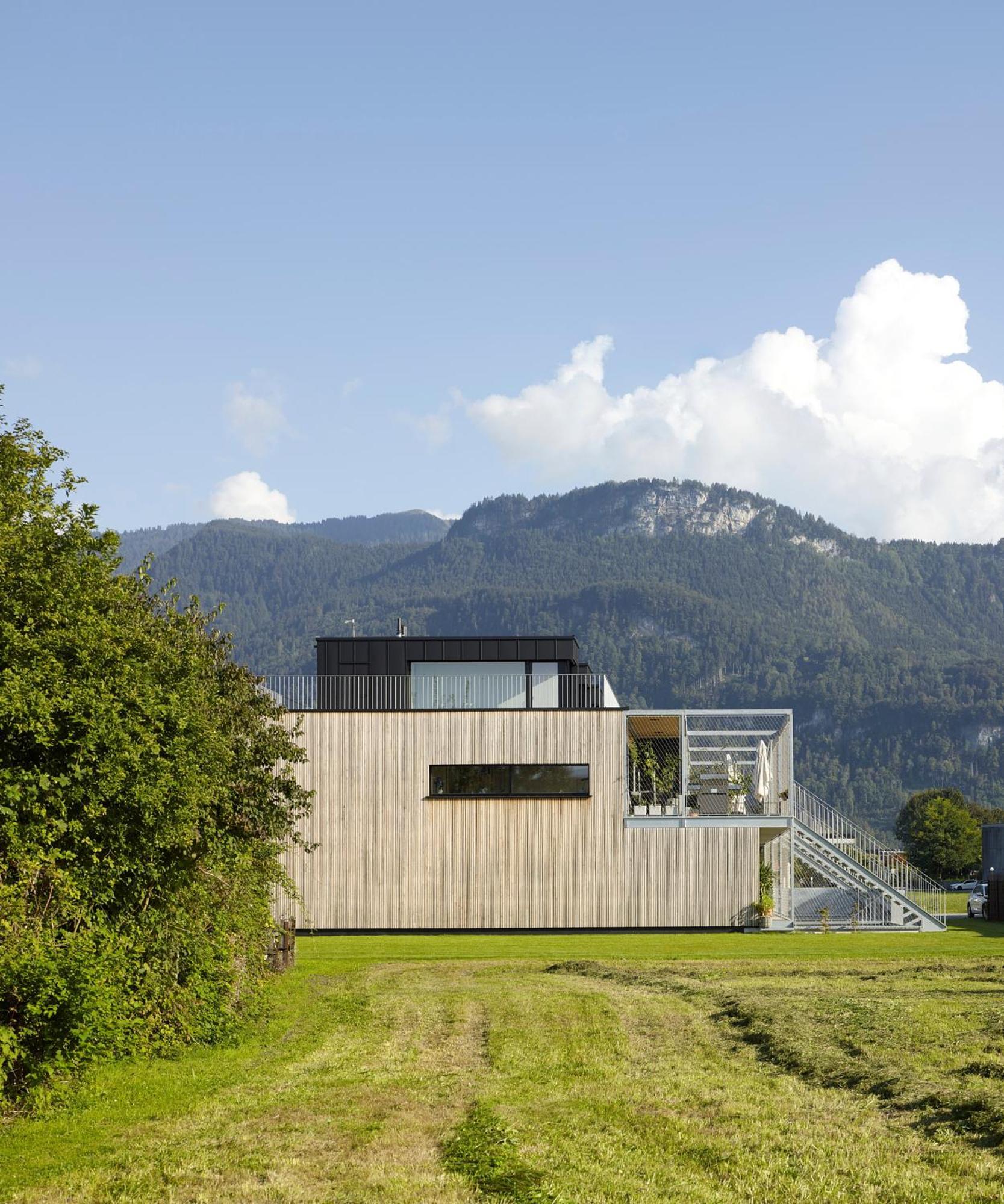 Architektenhaus Rhaa Mit Terrassen Altach Екстер'єр фото